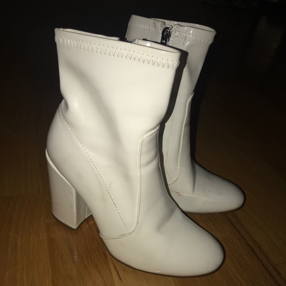 White booties